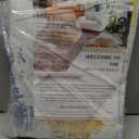 WTHYGB Office Chair Mat for Hardwood Floor Abstract Washable Desk Throw Rug for Rolling Chair Non-Slip Computer Chair Protector 36x60 (Blue Yellow)