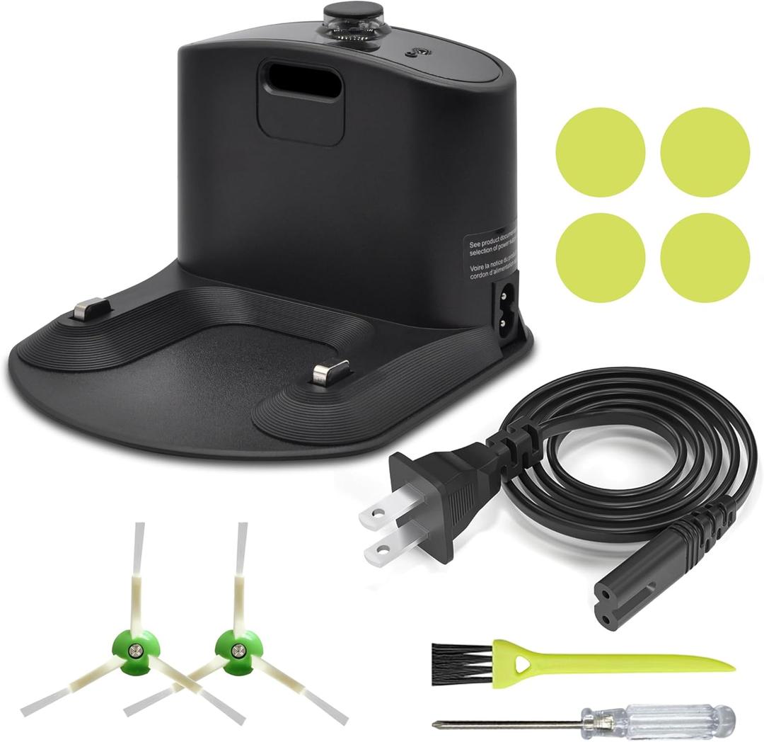 for Roomba Charger, for Roomba Charger Base, Replacement for Roomba Charging Docking Station for Roomba e5 e6 i1 i3 i4 i6 i7 i8 500 600 700 800 900 Series Robots 4452369 ADF-N1 17170 17064