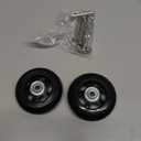 OwnMy 70mm x 24mm Luggage Suitcase Replacement Wheels, Rubber Swivel Caster Wheels Bearings Repair Kits, A Set of 2