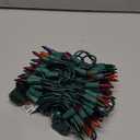 HISHINY Christmas Lights 100 Count Multicolor Christmas Tree String Lights with Green Wire for Outdoor Indoor Christmas Decorations Wedding Decorations Valentines Day Decor,UL Certified (21ft)