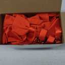 JaGely 40 Pcs Men's Bow Ties Pre Tied Tuxedo Formal Adjustable Clip On Bow Satin Bowtie for Men Costume Wedding Party (Red)