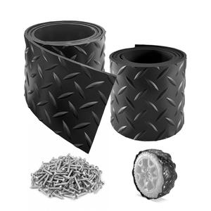 ZXWATC Rubber Tire Upgrade Kit for Power Wheel Kids Electric Ride On Car, Anti-Slip and Noise Reduction Wheel Replacement, Durable Shock Absorbing Tire Protection Covers for Plastic Wheels-2PCS