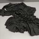 Women Deep V Neck Ruched Maxi Dress Sleeveless Halter Gown Cocktail Evening Formal Dresses (Large, Black)