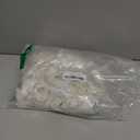 PRERUICHI 100 Set White Lights Mounting Clips for Govee Permanent Outdoor Lights,Compatible with Govee PRO H706 H806,Included 200 Adapter Screws