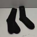 Alpaca Wool Crew Socks Men and Women,Thick Thermal Winter Cold Weather Hunting Hiking,Moisture Wicking Cushioned (X-Large, Black)