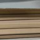 1 Set 94.5 in x 54 in MDF Board and Batten, Paintable Wainscoting Kit,Molding Trim Slat with Edge StripPremade Accent Wall Panel for DIY Kitchen Bedroom Living Room Home Decor Covers (94.5 x 54 Inch)