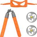Superhero Turtle Cosplay Costume props Children's Turtle toys for birthday parties Halloween Christmas gifts (Orange)
