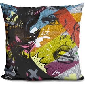 LiLiPi Left of Yes Decorative Accent Throw Pillow