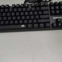 Redragon Mechanical Gaming Keyboard Wired, 11 Programmable Backlit Modes, Hot-Swappable Red Switch, Anti-Ghosting, Double-Shot PBT Keycaps, Light Up Keyboard for PC Mac (RGB LED)