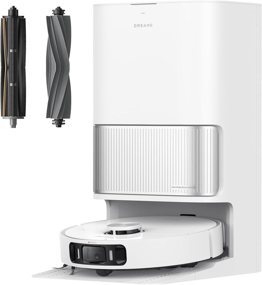 DREAME L40s Ultra AE Robot Vacuum and Mop Combo, 19,000Pa Suction, Self Emptying Dust Box, Flexible Mop & 167 Self Cleaning Washboard, Diverse Brush Selection, All-in-One Station, Auto Refill