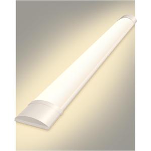 Sararoom 3ft LED Shop Fixture 30W Tube, 3600lm, 4000K Neutral White, 90cm 35.4inch Garage Closet Ceiling Light for Office Home Basement, No Plug, No Ground Wire