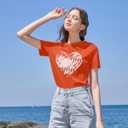 Baseball Shirts Women Baseball Mom Tshirt Baseball Heart Graphic Tee Game Day Gifts Funny Short Sleeve Tops