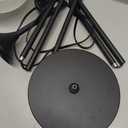 PESRAE Floor Lamp, Remote Control with Stpeless Color Temperatures and Brightness, Torchiere lamp for Bedroom, Living Room, Bulb Included (Matte Black)