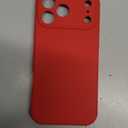 Vooii Magnetic for iPhone 17 Pro Max Case, Compatible with Magsafe (Premium Liquid Silicone) (Integrated Camera Control Button) Full Body Protective Anti-Scratch Microfiber Lining 6.9 inch, Red