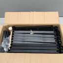 ROJASOP Shoe Rack Organizer, 8-Tier Metal Shoe Rack for Closet Entryway Garage, 26-32 Pairs Tall Shoe Boot Storage Shelf with 15 Hooks, Stackable Large Shoe Stand (Black)