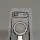 Magnetic Ring for iPhone Air Case Kickstand, Compatible with MagSafe, Built-in Camera Lens Protector,Shockproof Phone Case for iPhone 17 Air 6.5" - Silver