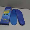 Plantar Fasciitis Feet Insoles Arch Supports Orthotics Inserts Relieve Flat Feet, High Arch (Men's 12-12 1/2 | Women's 14-14 1/2) (New Blue)