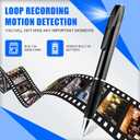 Mini Spy Camera Pen 1080P Full HD Video Recorder with 64GB Card, USB Charging, Security Surveillance Camera