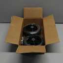 SHENLIU 2Pack Wheel Replacement with 4 Axles, 6 Inch Heavy-Duty Anti-Slip Solid Caster Roller Wheels for Walkers Wheelchair Front Wheel Walker Caster for Wheelchairs Rollators Walkers