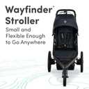 BOB Gear Wayfinder Jogging Stroller with Independent Dual Suspension, Air-Filled Tires, and 75-Pound Weight Capacity, Nightfall