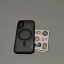 TOCOL for iPhone 17 Case, Compatible with Magsafe, Full Camera Protection, Built-in Magnetic Ring, Drop Protection, Translucent Matte Phone Case for iPhone 17 6.3 inch (Black)