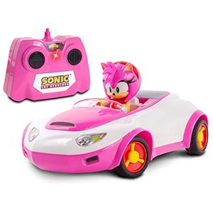 Sonic The Hedgehog Sonic Team Sonic Racing RC: Amy Rose - NKOK (683), 1:28 Scale 2.4GHz Remote Controlled Car, 6.5' Compact Design, Officially Licensed Sega, Battery Powered, Ages 6+