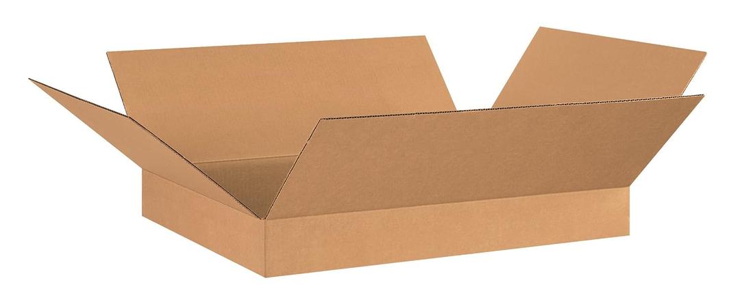 BOX USA Shipping Boxes Large 26"L x 20"W x 4"H 20-Pack - Corrugated Cardboard Box for Moving, Mailing, Packing, Packaging and Storage