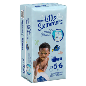 Huggies Little Swimmers Disposable Swim Diapers, Size 56 (32+ lbs), 34 Ct (2 Packs of 17)