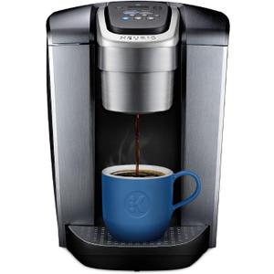 Keurig K-Elite Single Serve K-Cup Pod Coffee Maker, with Strength and Temperature Control, Iced Coffee Capability, 8 to 12oz Brew Size, Programmable, Brushed Silver