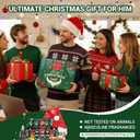 Advent Beauty Calendar for Adults 2025 Rinse & Robust Beard Care Kit Christmas Gifts for Men Skincare Beauty Advent Calendar for Men Christmas 24 Days Countdown Calendar Beard Care Grooming (Green)