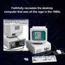 BRICKKK Computer Building Set for Adults: Construction Building Kit for Adults, Collectible Retro Computer Display Model Building Blocks, Creative Hobbies Unique Gift Idea, 7.9 inches x 7.5 inches x 9.5 inches