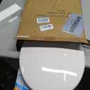 Garvee Potty Training Seat Built-In Toilet Seat, Round Toilet Seat 17 Inch with Baby Seat, 2 In 1 Soft Close Quiet No Slapping, Magnetic Absorption, Easy Installation for Bottom Fixing Toilet