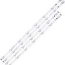 4 Pcs Led Backlight Strips Set Replacement for 55S421 55S423 55S425 4C-LB5508-HR02J 4C-LB5507-HR03J 4C-LB5508-HR03J 4C-LB5508-HR06J 55HR330M08A2 55HR330M07B2 55HR330M07A2 55D6
