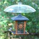 Perky-Pet 16 Inch Transparent Squirrel Baffler for Bird Feeders - Keep Squirrels Away from Seed - Hang or Pole Mount - Perky Pet 340 - See Through Baffler