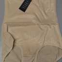 Tummy Control Shapewear Panties for Women High Waisted Body Shaper Slimming Shapewear Underwear Girdle Panty (Medium, Beige-smooth Fabric)