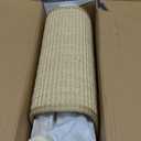 7 Ruby Road Large Cat Scratcher Wall Mounted - Refillable Sisal Scratch Pad - Cute Scratching Post for Indoor Cats and Kitten - Tall Vertical Mount - Modern Wooden Cat Wall Furniture and Scratchers