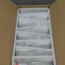 TOPZEA Set of 8 Swing Top Glass Flask, 8.5 Oz Clear Glass Hip Whiskey Flask Pocket Drinking Flasks with Airtight Stopper, Easy Cap Liquor Bottle for Spirits, Beer, 2nd Fermentation Brewing Bottle