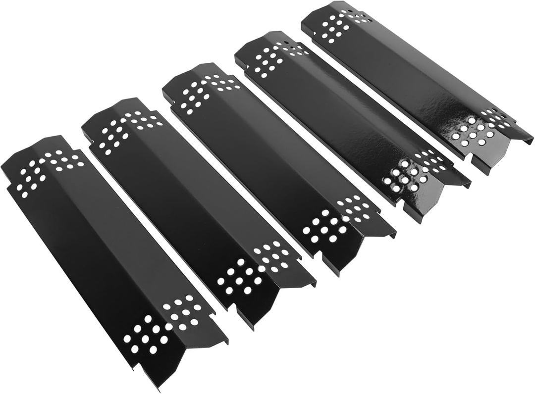 Grill Heat Plates for Nexgrill 720-0830H 720-0888 720-0888N 720-0882A 720-0882S 720-0896B, 720-0898 Gas Grill, Heat Shield Replacement for Home Depot 5/6 Burner, Porcelain Steel,5 Pack