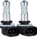 2x 8000K White High Power 2323 SMD 881 886 889 894 LED Fog Driving Light Bulbs 1200LM