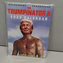 The Trumpinator 2025 Wall Calendar | Tough Guy Trump Hanging Calendar | 7.87 x 11 Inch Funny Trump Calender MAGA Calendar Trump Fans Gag Gifts