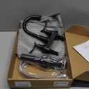 Bathroom Sink Faucet FRANSITON 4 Inch Faucet 2 Handle Bathroom Sinks Faucets Lead-Free Oil Rubbed Bronze Bath Sinks Faucets with Pop-up Drain Stopper and Supply Hoses