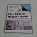 Stone City Printable Magnetic Sheets 8.5x11 Inch, 12 Sheets Matte Magnet Paper Sheet for Inkjet Printer, Flexible Magnetic Printer Paper for Fridge, DIY Crafts