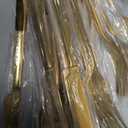 KINGSTONE Gold Silverware Set, 40-Piece Forged Flatware Set Cutlery Set Premium Stainless Steel, Service for 8, for Kitchen, Home, Wedding, Party, Mirror Polished Dishwasher Safe