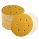 6 Inch Sanding Discs Hook and Loop, 120 Grit Sandpaper for Orbital Sander, Professional for Automotive and Woodworking, 100 Pack