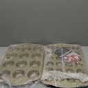 JOHO BAKING Nonstick Muffin & Cupcake Pan Set (2 Pack) - 12 Cup Regular + 24 Cup Mini Muffin Tins | Heavy Duty Gold Carbon Steel, Rust-Resistant, Easy Release