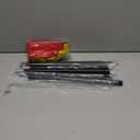 Buryeah 12Ft Massage Flag Banner for Business Advertising Feather Flag Sign with Flagpole Ground Stake Portable Bag Massage Signs Banner Set for Outside Business(Red)