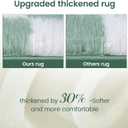 Super Soft Rug for Bedroom, 8x10 ft Sage Green and White Area Rug Classic Checkered Shaggy Anti-Skid High Pile Soft Fluffy Rug Fuzzy Carpet for Living Room Bedroom Kids Room Nursery, Dorm