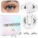 Upgrade Magnetic Eyelashes with Applicator - Commute Natural Style, Natural Bare-Makeup Effect, Glue-Free & Skin-Friendly, Quick to Apply/Remove for Daily Makeup (Z04)