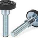 2pcs 50mm Shaft Screw Up Car Lift Feet Pads, 3-20cm Plus-High Car Lift Rubber Tray, Car Heightening Feet Tray for Car Lift Bridge Jack Stable Support