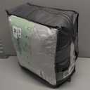 Litanika Light Grey Comforter Queen Size, 3 Pieces Lightweight Solid Bedding Comforter Set, All Season Fluffy Bed Set (90x90In Comforter & 2 Pillowcases)